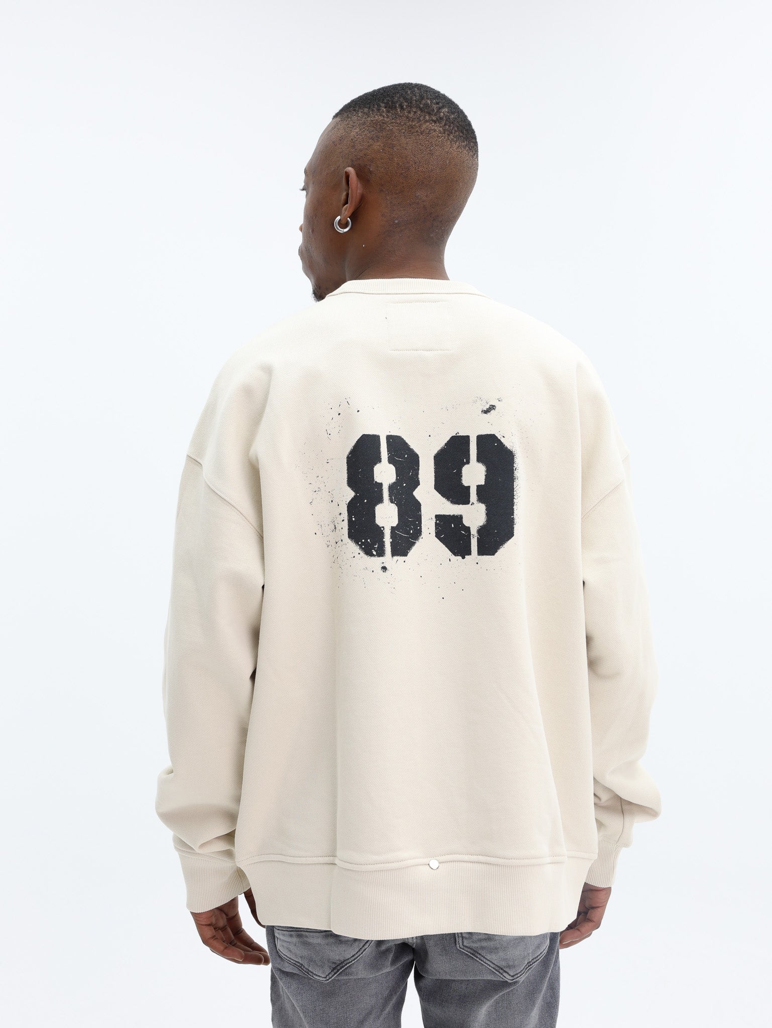 G-Star Sweater Sprayed 89 GR Loose White